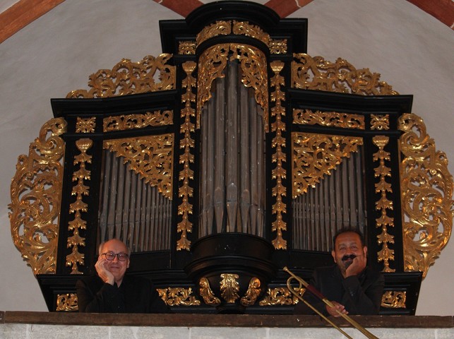 Andrea Di Mario, tromba Gabriele Catalucci, organo